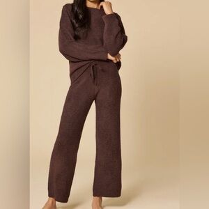 Softies solid marshmallow Women's Wide-Leg Knit Lounge set sz 2x/3x Oprah’s fav